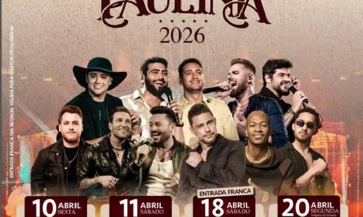 Festa do Peão 2026 de Paulínia ter grandes atrações e novos setores