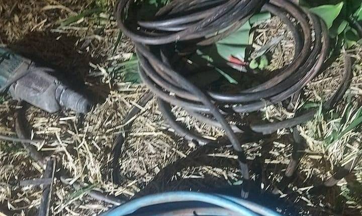 GCM de Paulínia apreende 50 quilos de fios de cobre e prende dois em operação