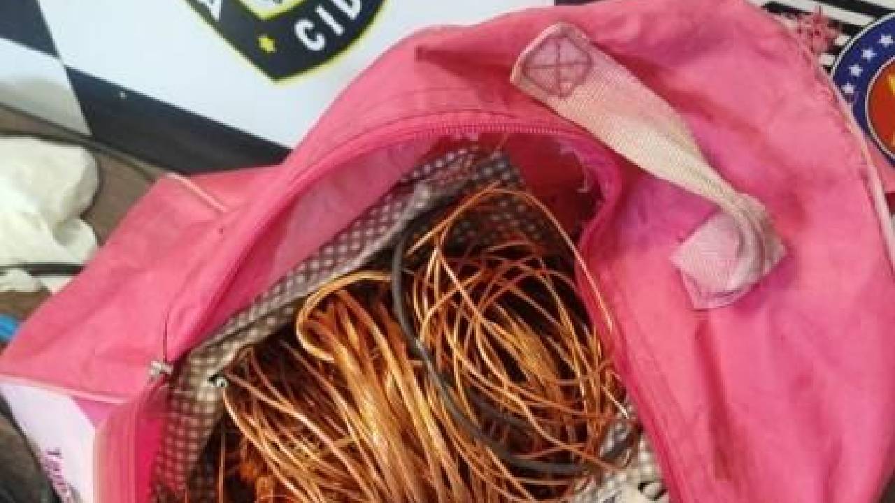 GCM e Polícia Civil prendem três pessoas envolvidas em furtos de fios de cobre