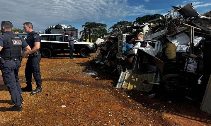 GCM e Polícia Civil realizam operação de combate a comércio ilegal de fios e cabos em Paulínia