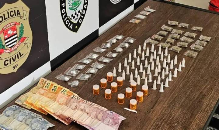 Mulher é presa em Paulínia após confessar venda de drogas em área de mata