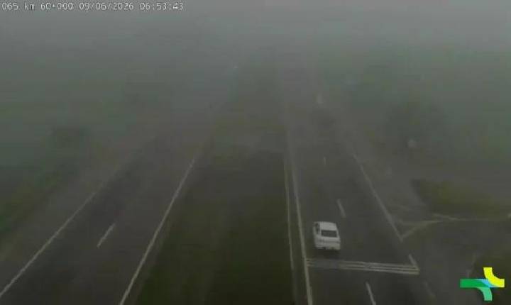 Neblina reduz visibilidade e exige mais atenção na SP-332 entre Paulínia e Cosmópolis