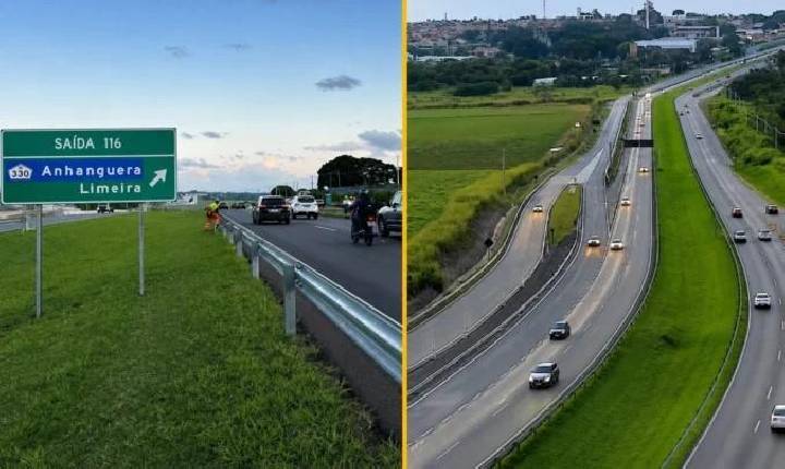 Novo acesso à D. Pedro I altera trajeto de quem sai de Paulínia no sentido Anhanguera