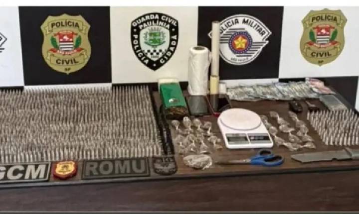 Operação conjunta desarticula esquema de tráfico de drogas no Jardim Amélia