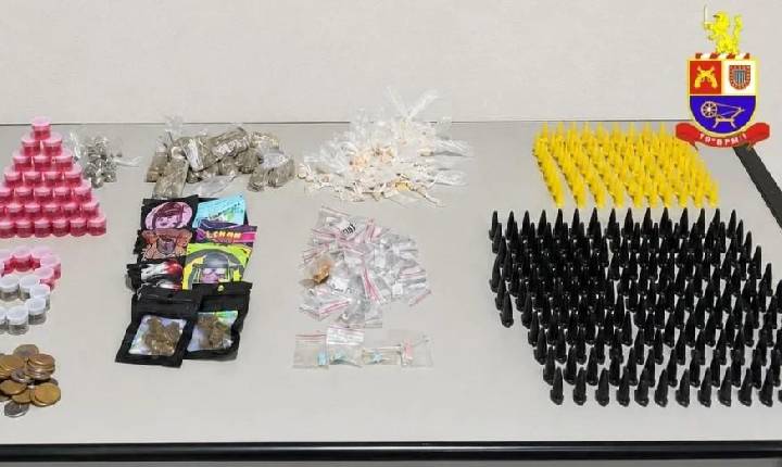 PM prende dois com grande quantidade de drogas durante ação em Cosmópolis
