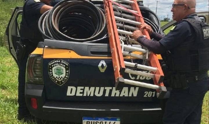 Suspeitos são presos por furto de cabos de cobre em Paulínia