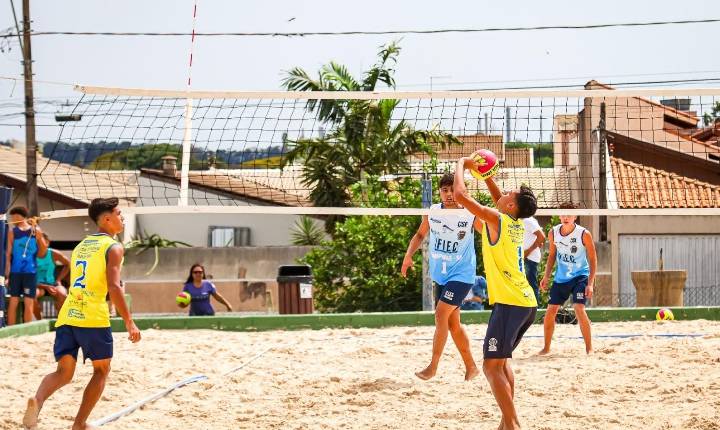Torneio Municipal de Vôlei de Praia reúne atletas no Ginásio do Calegaris