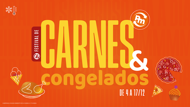 Rede de Supermercados Pague Menos realiza mais um festival temático, de Carnes e Congelados, até 17 de dezembro
