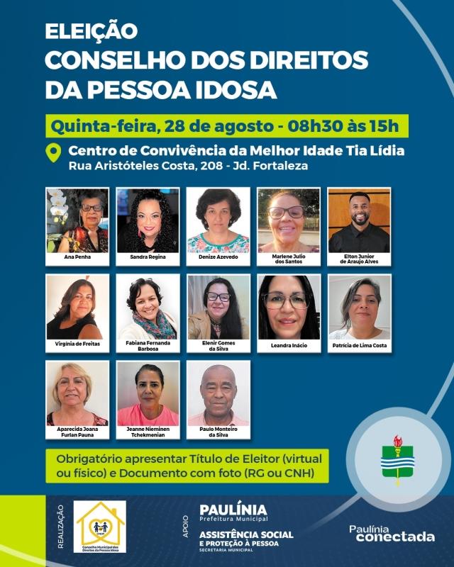 Conselho da Pessoa Idosa realiza eleições na quinta-feira