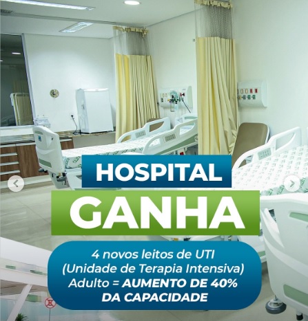 Prefeito Danilo Barros inaugura quatro novos leitos de UTI no Hospital Municipal