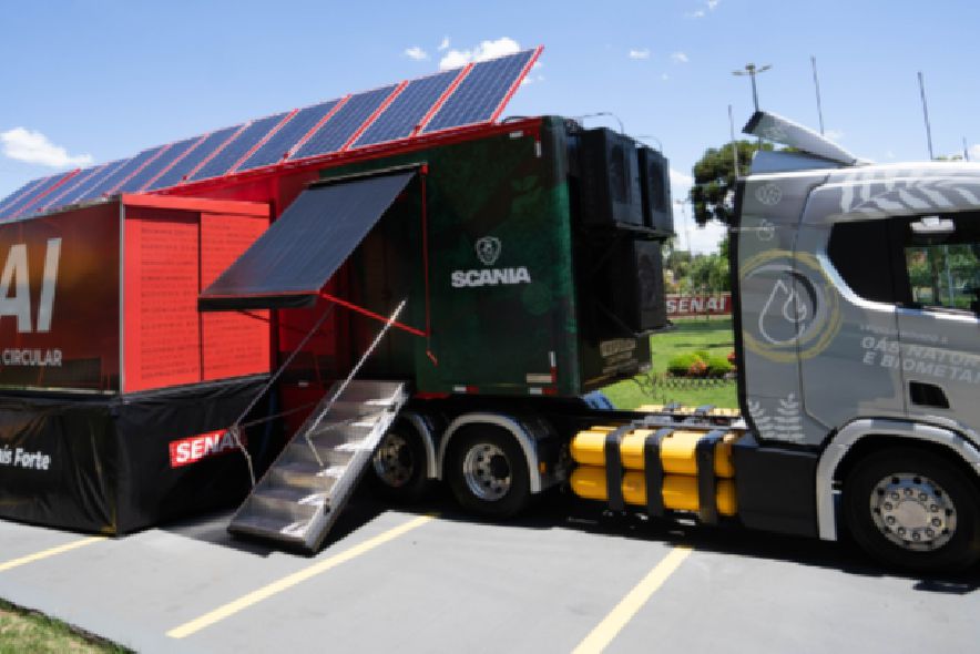 Escola Móvel do SENAI-SP leva conscientização sobre Economia Circular a Paulínia