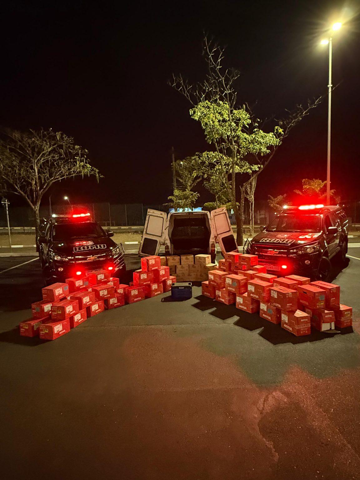 GM de Pasulínia prende duplapor furto de R$ 75 mil em caixas de óleo