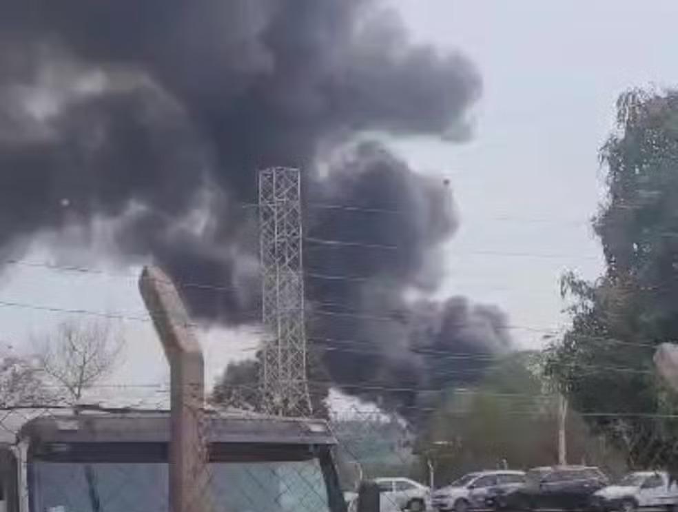 Incêndio atinge instalação da Rhodia, mas fogo é controlado