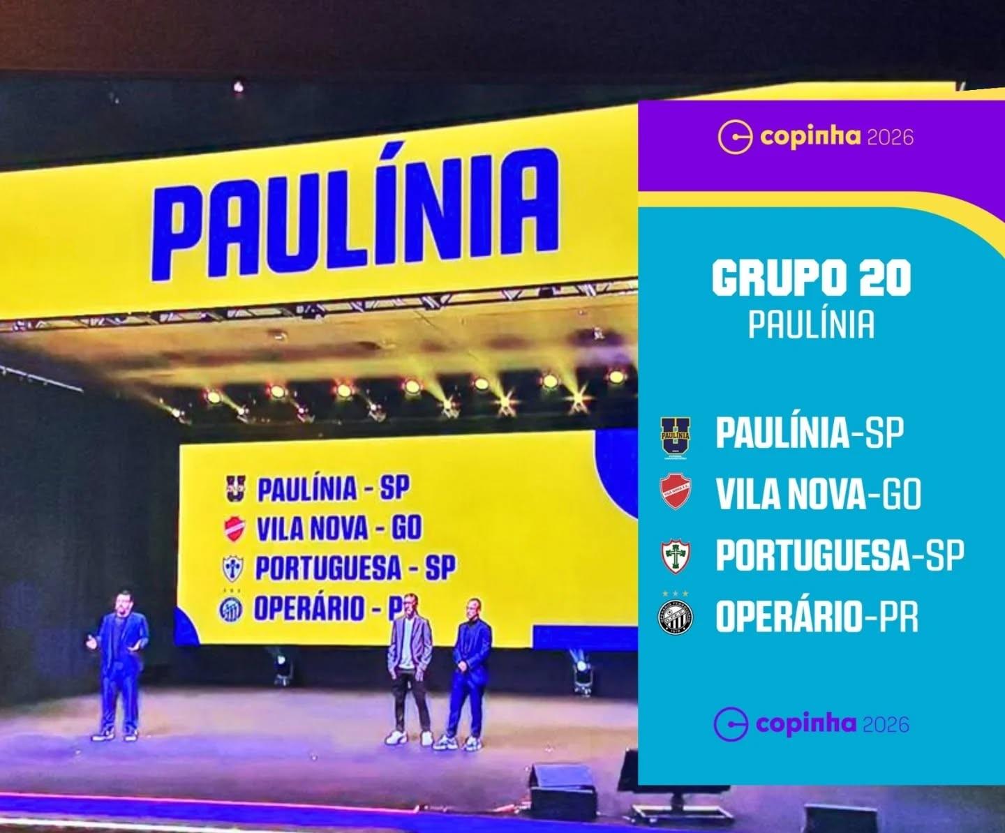 Paulínia é confirmada sede do Grupo 20 da Copa São Paulo de Futebol Júnior 2026
