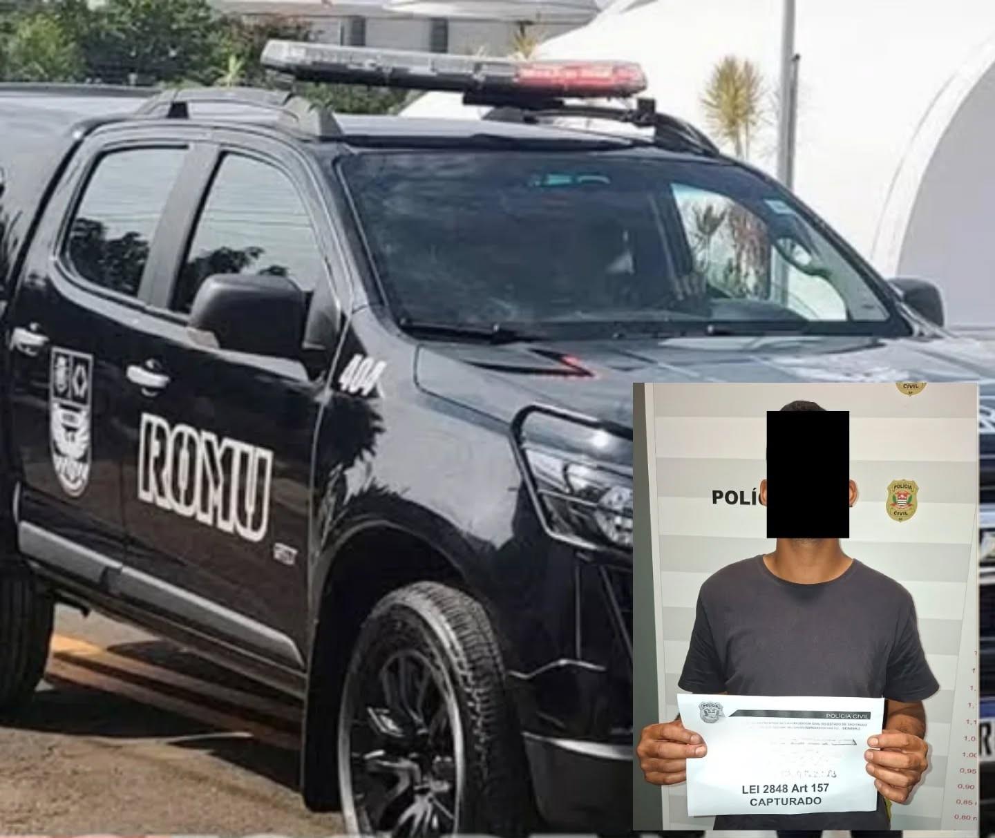  ROMU captura procurado pela justiça no Jardim Leonor