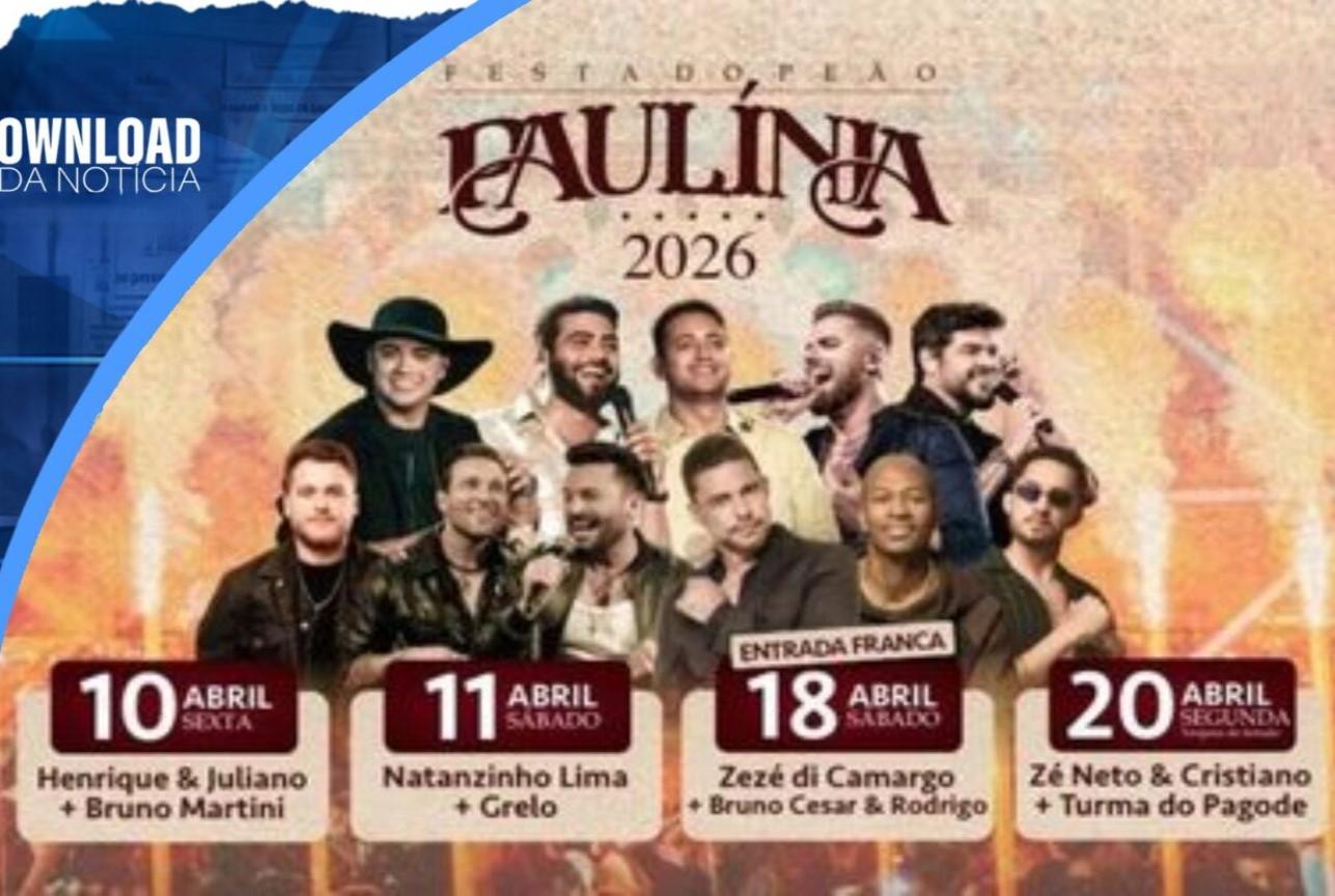 Festa do Peão de Paulínia começa hoje com show de Henrique & Juliano + Bruno Martini