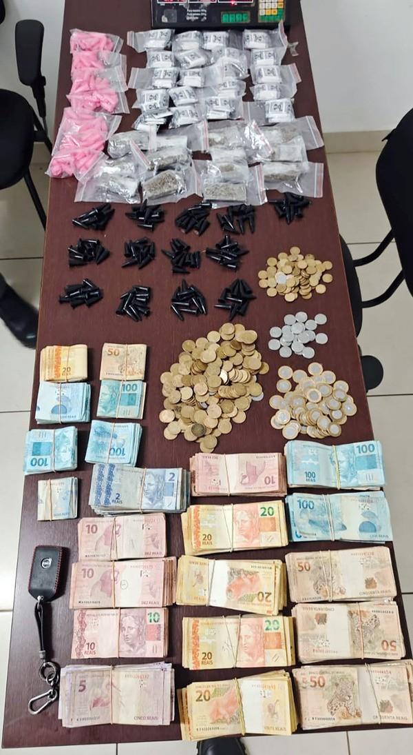 Baep fecha cerco contra tráfico e apreende drogas e mais de R$ 54 mil em dinheiro em Sumaré