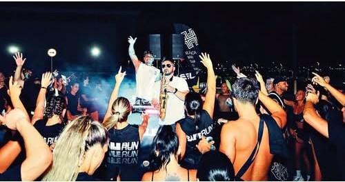 Baile Run em Paulínia tem corrida com paradas para apresentações com saxofonistas e artistas circenses