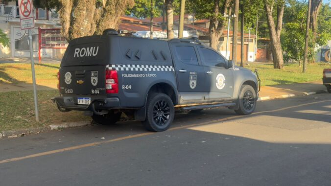Homem tomou tiro ao tentar tomar arma de GM em Cosmópolis