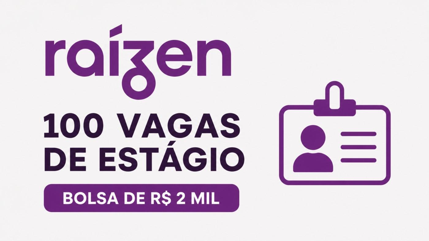 Raízen anuncia vagas de estágio em Paulínia com bolsa de R$ 2 mil