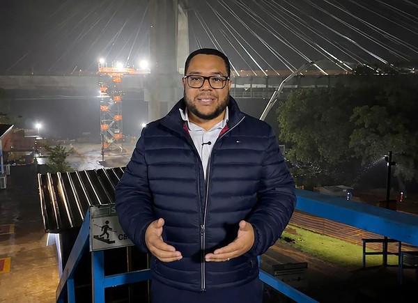 ‘Beijo da ponte’ marca avanço nas obras da 3ª ligação no Rio Atibaia em Paulínia