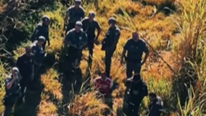 Homem é preso por roubo após ser localizado pela PM em área de mata na divisa de Paulínia