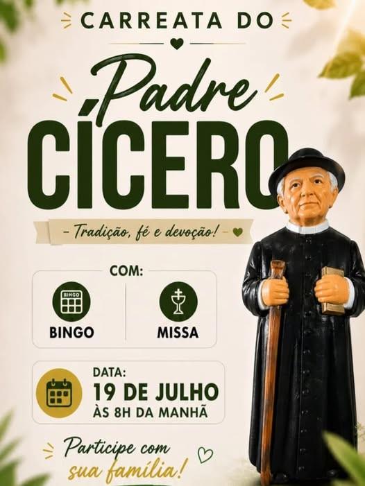 2ª Carreata em Homenagem ao Padre Cícero acontece domingo em Paulínia