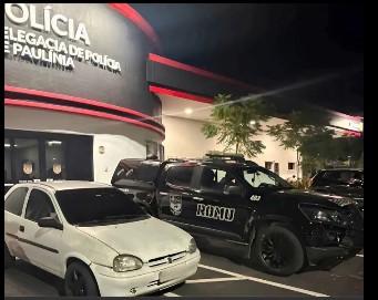 ROMU de Paulínia apreende carro clonado na Avenida João Aranha após alerta