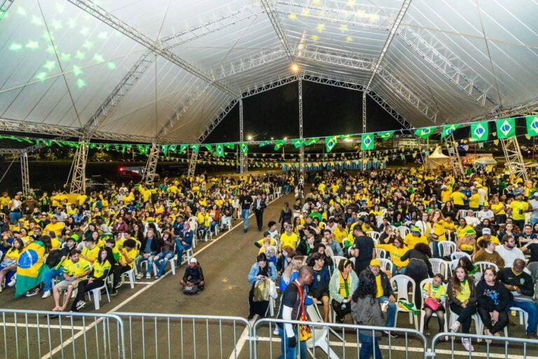 Vila da Copa em Paulínia transmite Brasil x Noruega neste domingo (5) com shows