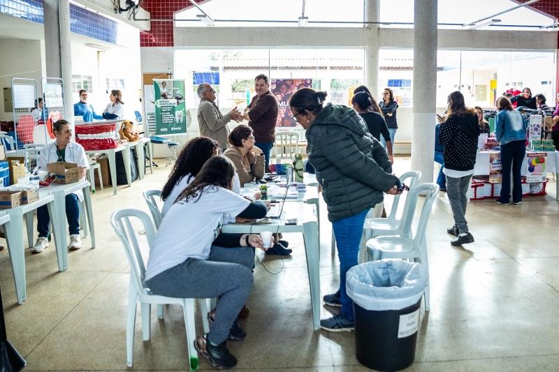 Escola Prof. Simone no Patropi recebe Programa Prefeitura nos Bairros