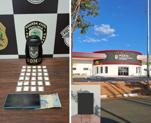 GCM prende homem por tráfico de drogas próximo a uma escola