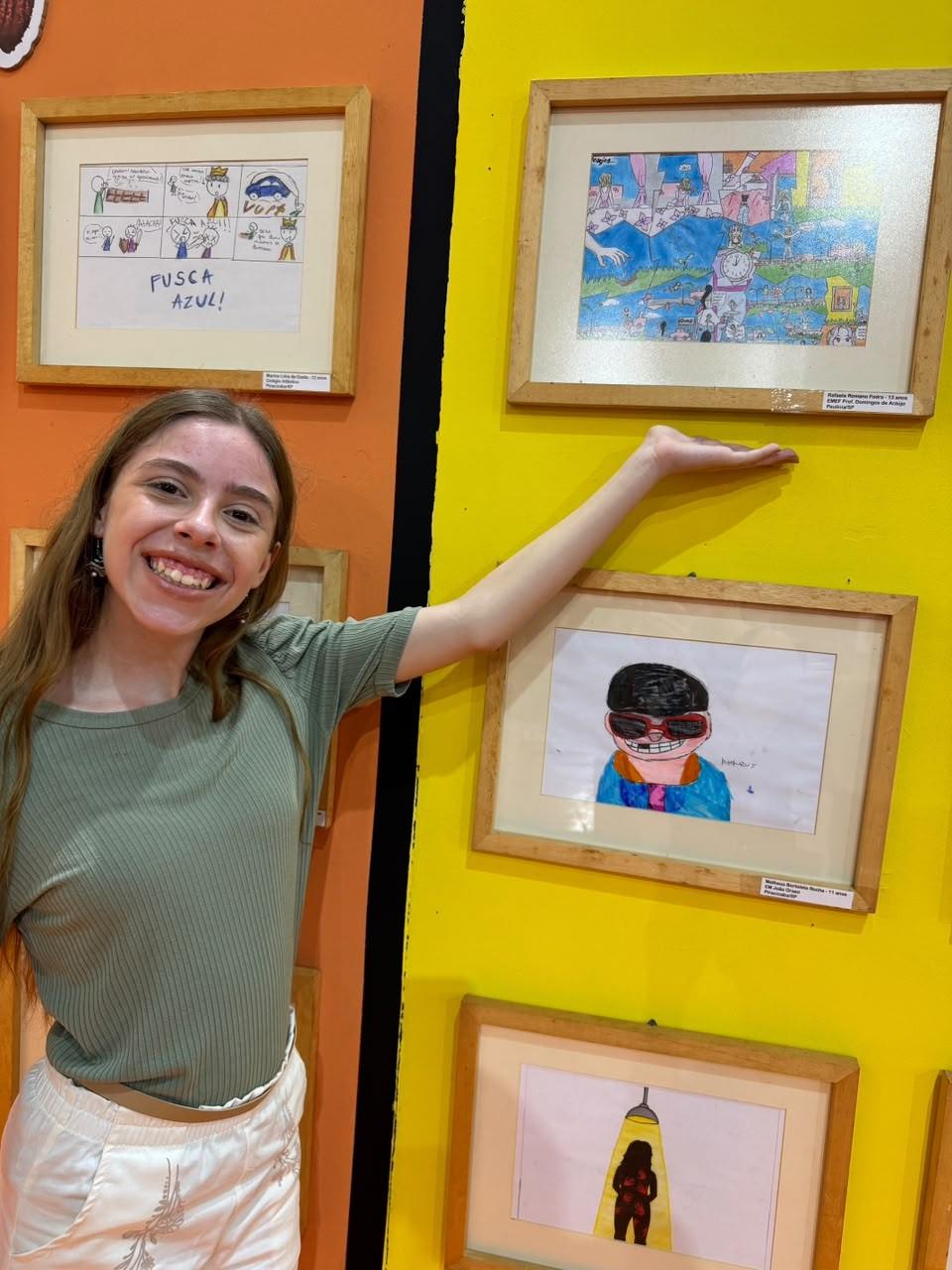 Aluna de Paulínia concorre a Prêmio do Salãozinho Internacional de Humor de Piracicaba 