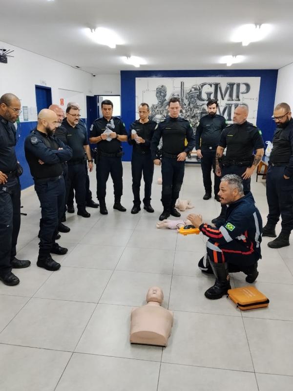 GCM realiza capacitação de primeiros socorros para Ronda Escolar e da Guardiã Maria da Penha