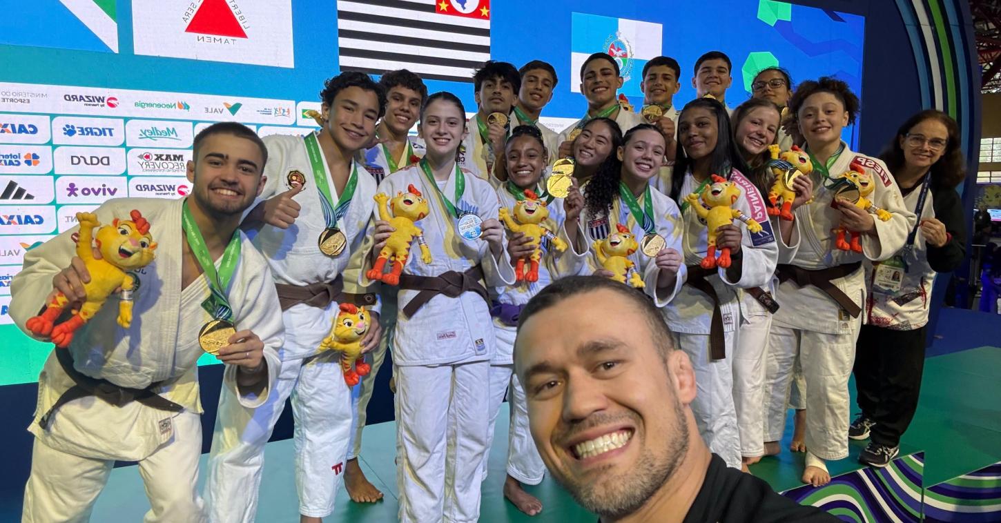 Judoca de Paulínia brilha nos Jogos da Juventude em Foz do Iguaçu