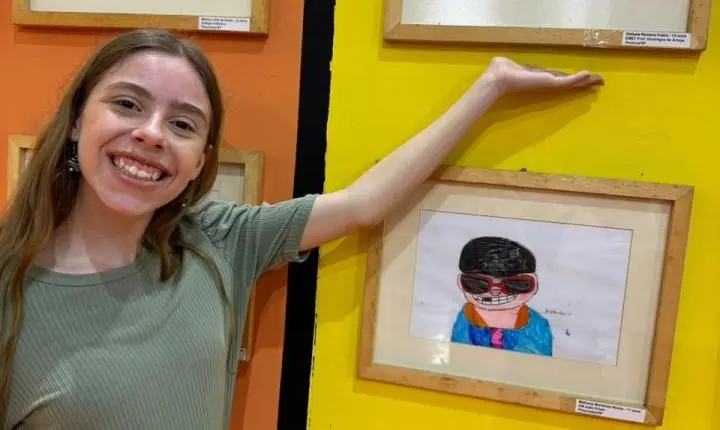 Aluna de Paulínia concorre a Prêmio do Salãozinho Internacional de Humor de Piracicaba 
