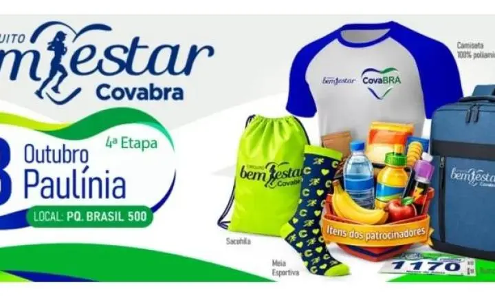 Circuito Bem-Estar Covabra movimenta Paulínia neste domingo (18) com provas de 5 km e 10 km