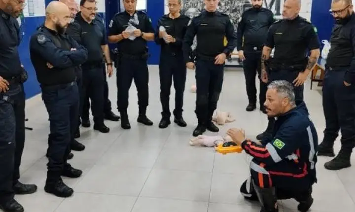 GCM realiza capacitação de primeiros socorros para Ronda Escolar e da Guardiã Maria da Penha