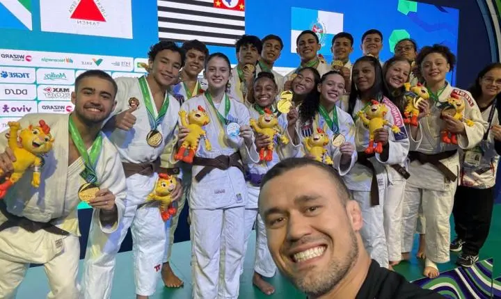 Judoca de Paulínia brilha nos Jogos da Juventude em Foz do Iguaçu
